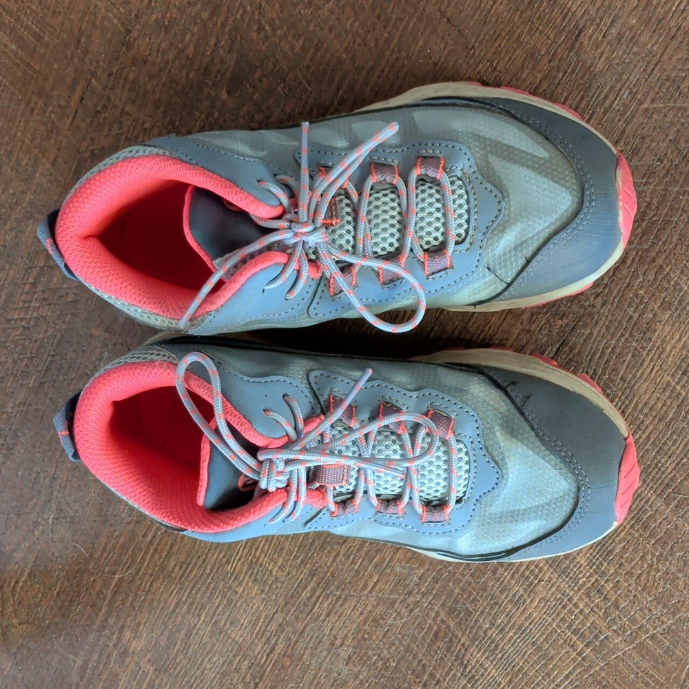 Merrell Gray and Pink Hiking Sneakers - Picture 2 of 4